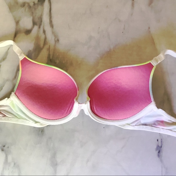 🌻 VS PINK Tie-Dye Push Up Bra 32B - Picture 6 of 9